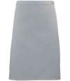 PR151 Colours Mid Length Apron Silver Grey colour image